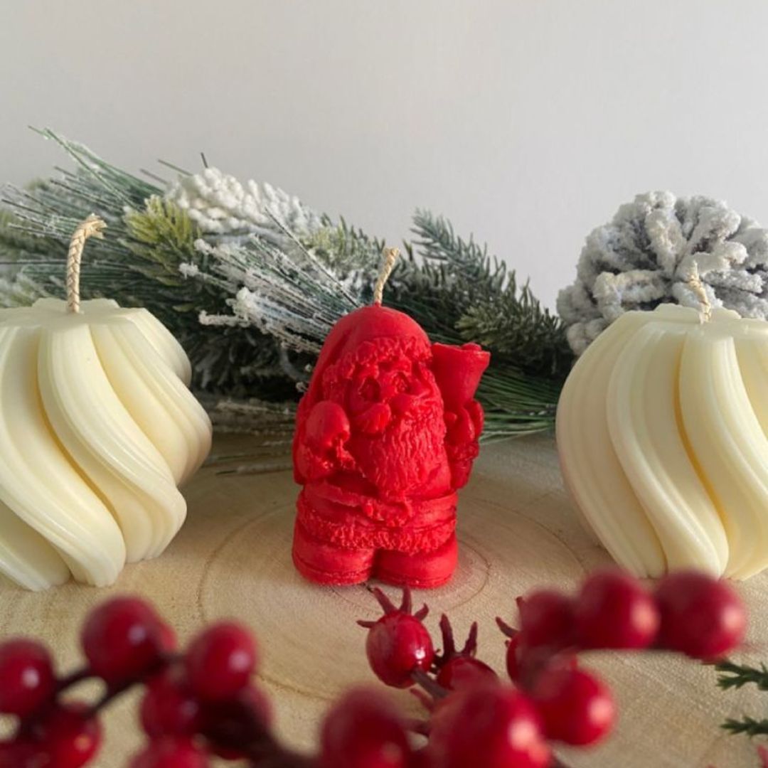 Xmas Santa Candle