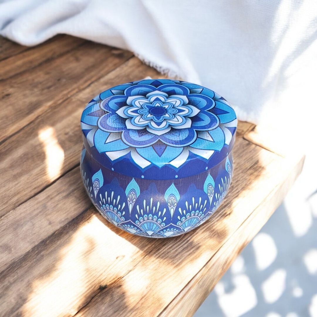 Mandala Art Craft - Tin Candle