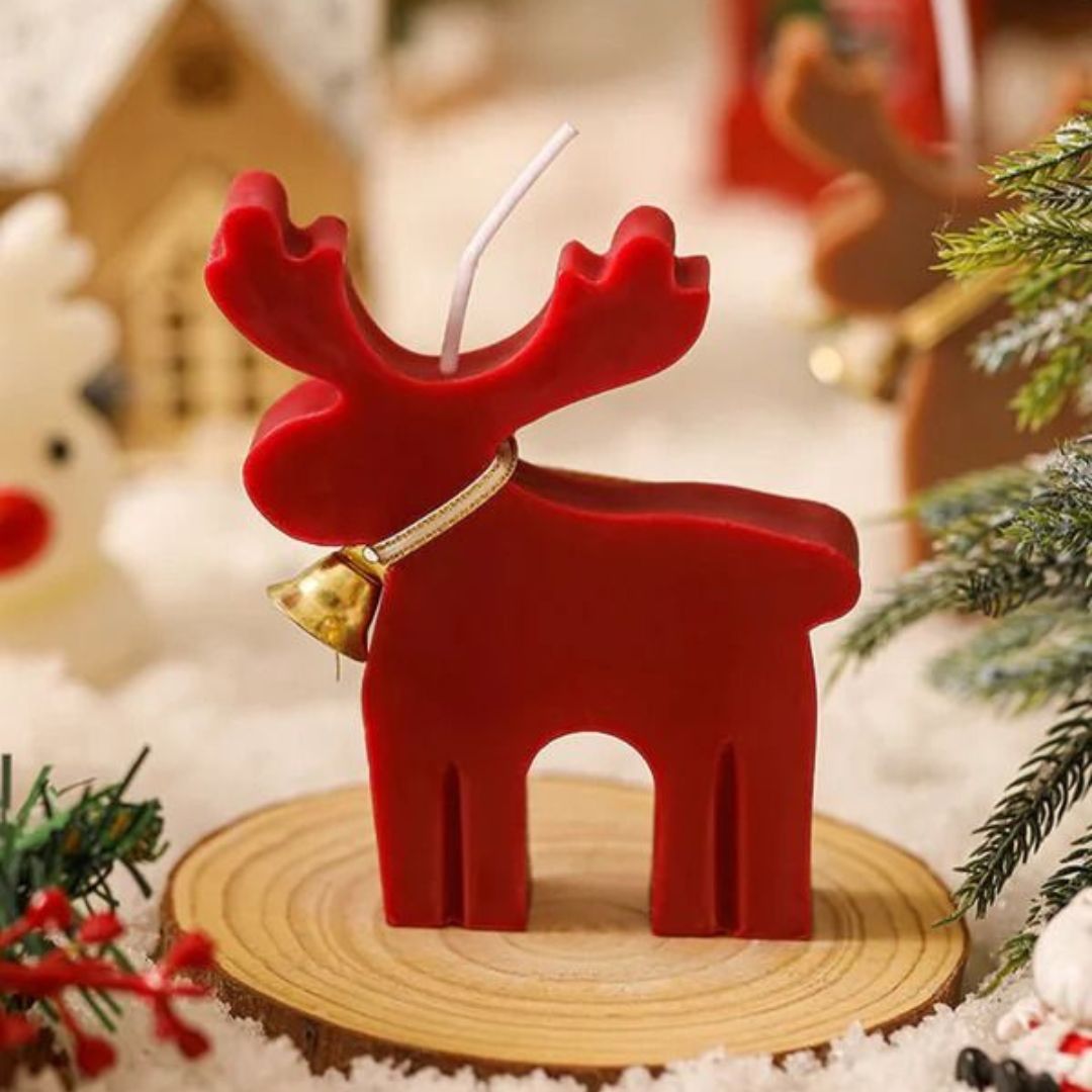 Xmas Reindeer Candle