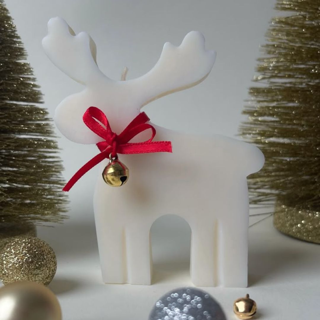 Xmas Reindeer Candle