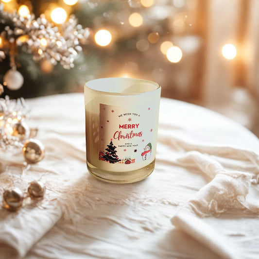 Merry Christmas Candle - Oudh Fragnance