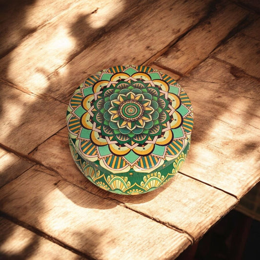 Mandala Art Craft - Tin Candle