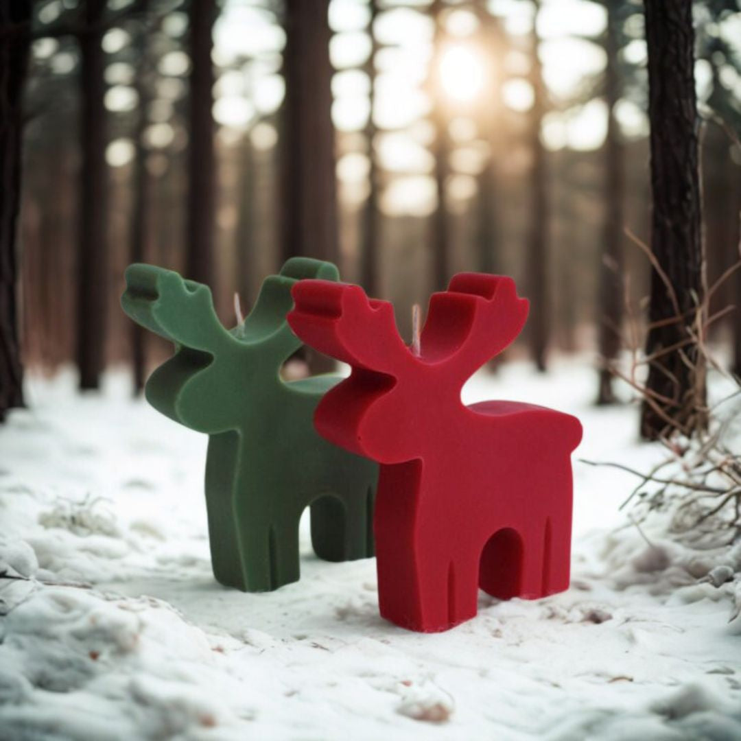 Xmas Reindeer Candle